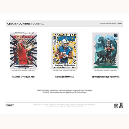 Panini - 2023 Clearly Donruss American Football (NFL) - Hobby Box