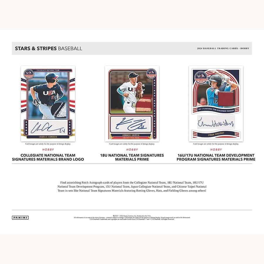 Panini - 2024 USA Stars & Stripes Baseball (MLB) - Hobby Box