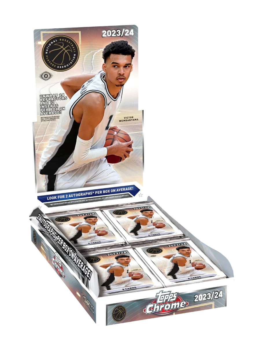 Topps - 2023/24 Chrome Basketball (NBA) - Hobby Box