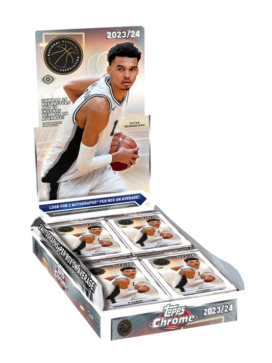 Topps - 2023/24 Chrome Basketball (NBA) - Hobby Box