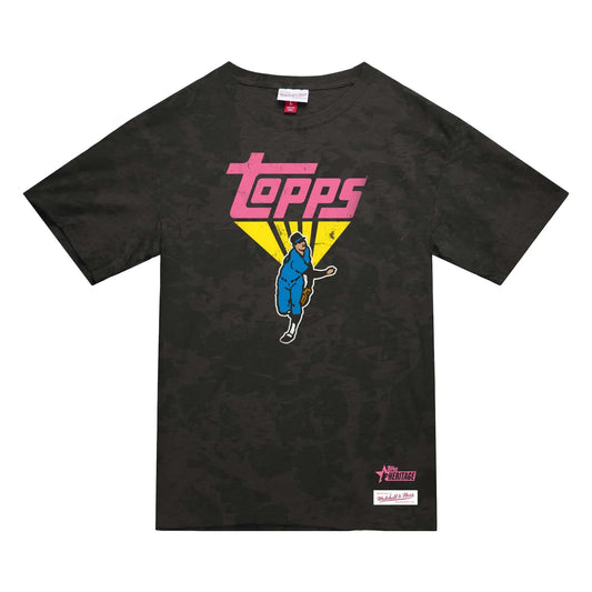 Topps Heritage Black Mineral Wash Tee