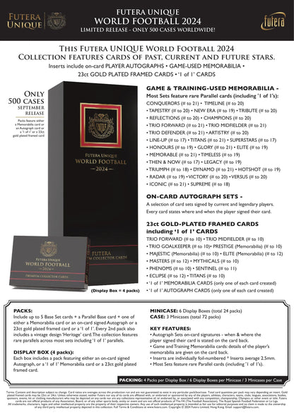 Futera - World Football (Soccer) Unique 2024 - Hobby Box