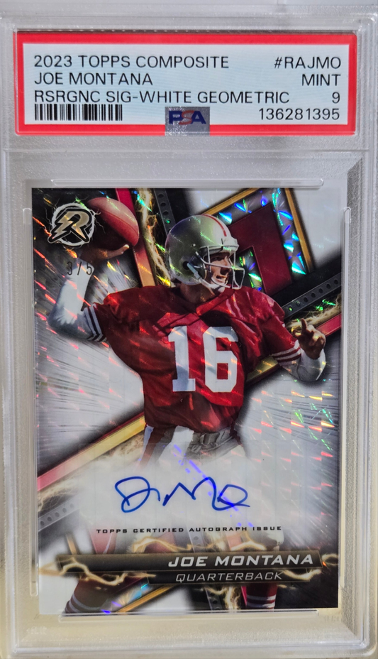 2023 Topps Composite Joe Montana Resurgence 3/5 PSA 10