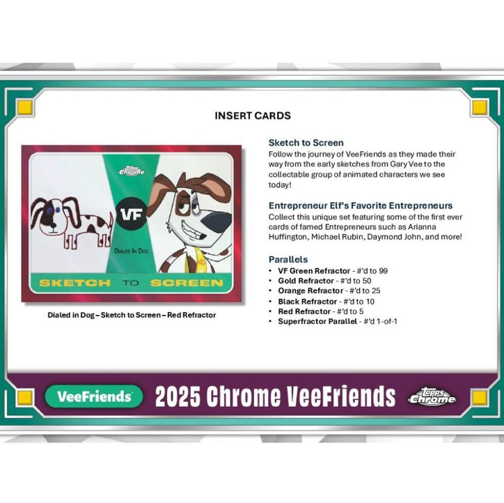 2025 Topps VeeFriends Chrome Blaster Box