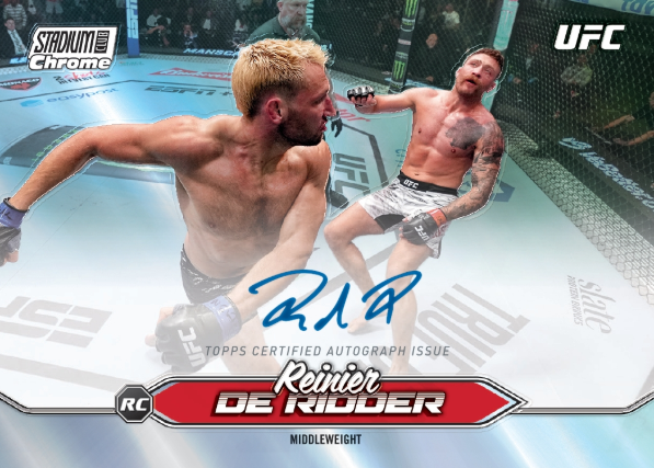 2025 Topps Stadium Club UFC 6-Pack Blaster Box