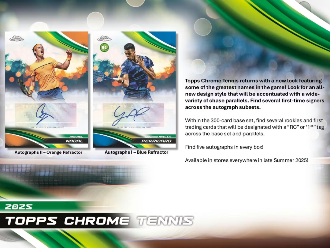 2025 Topps Chrome Tennis Breaker's Delight Box