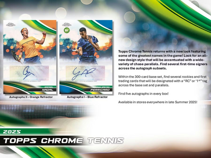 2025 Topps Chrome Tennis Breaker's Delight Box