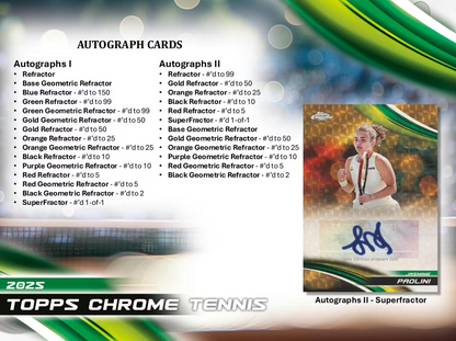 2025 Topps Chrome Tennis Breaker's Delight Box