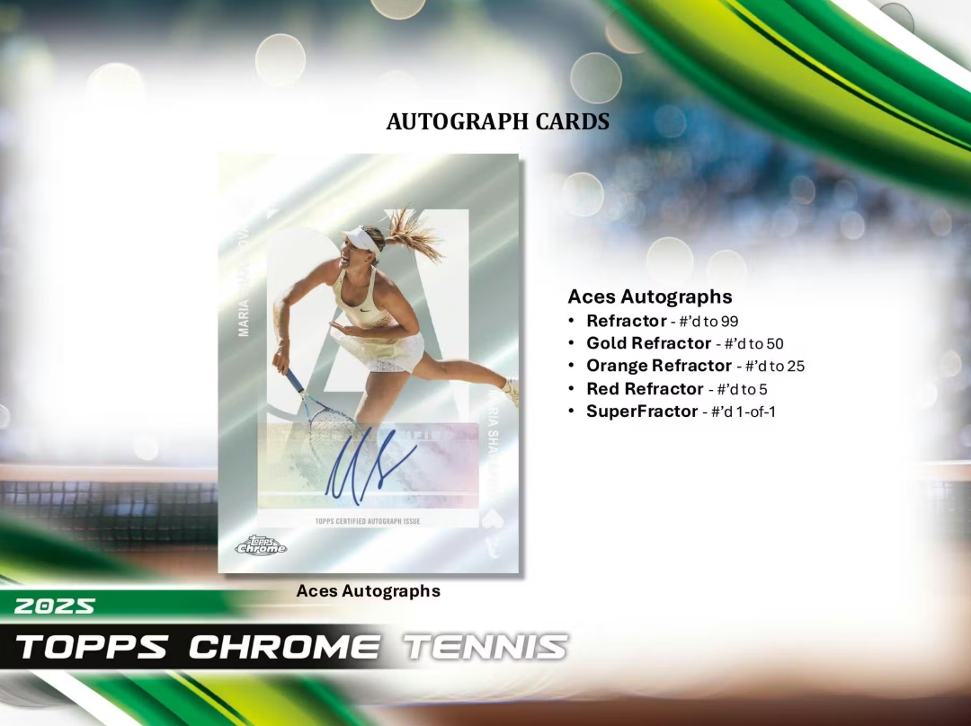 2025 Topps Chrome Tennis Breaker's Delight Box
