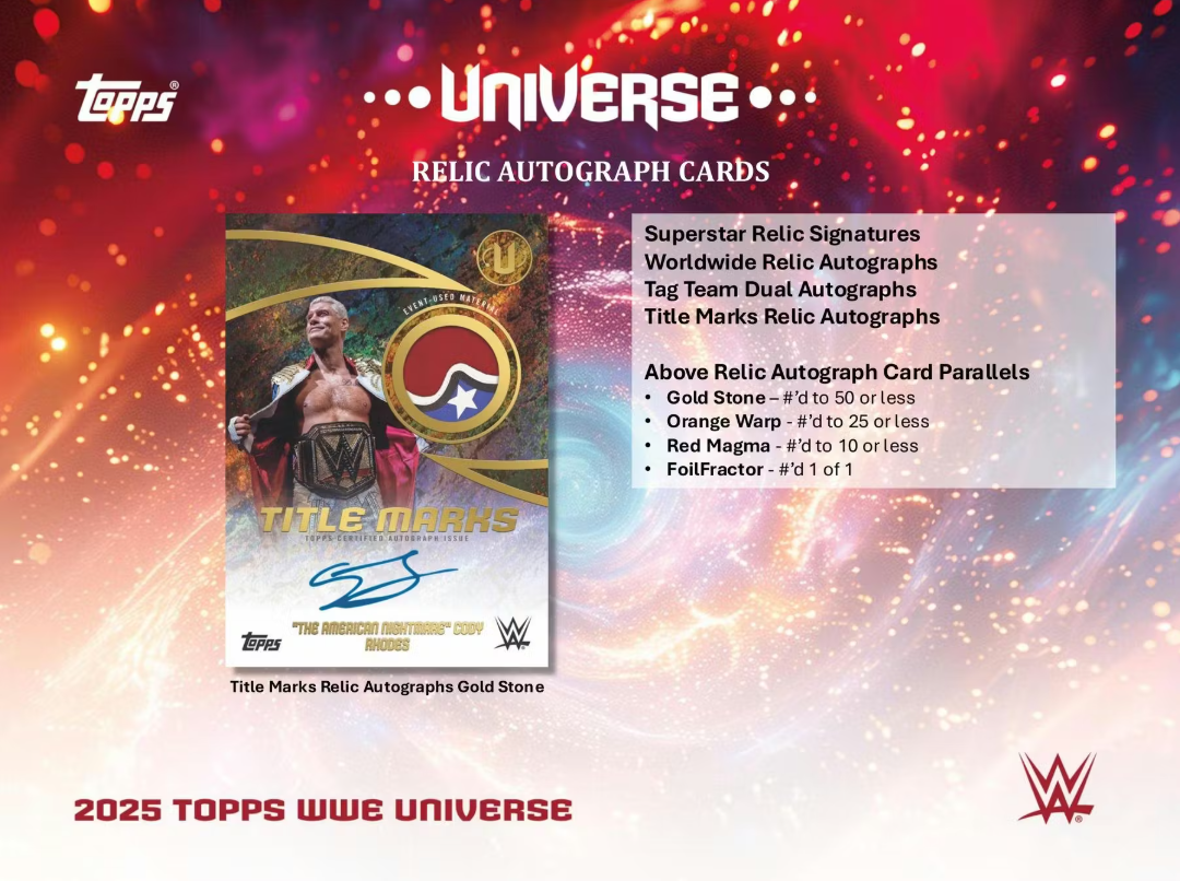 2025 Topps WWE Universe Blaster Box