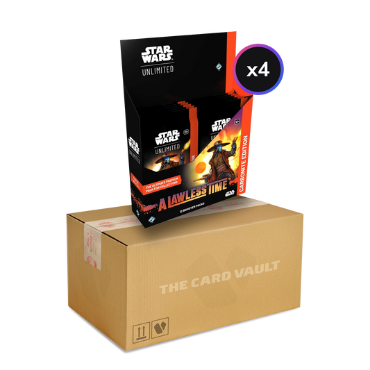 Star Wars: Unlimited - A Lawless Time - Carbonite Display Case (4x Carbonite Booster Boxes)