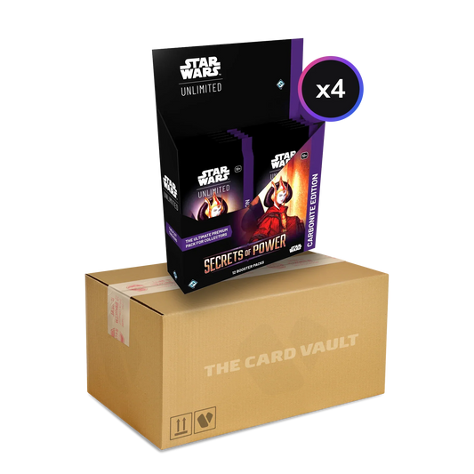 Star Wars: Unlimited - Secrets of Power - Carbonite Display Case (4x Carbonite Booster Boxes)