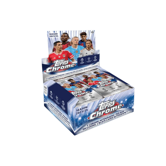 Topps - 2023/24 Chrome UEFA Club Competitions Football (Soccer) - Jumbo Hobby Box