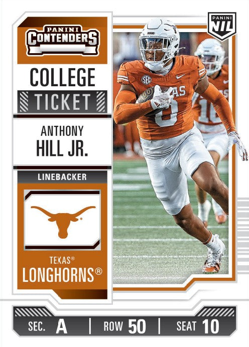 2025 Panini NIL University of Texas Hobby Box