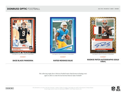 Panini - 2025 Donruss Optic American Football (NFL) - Hobby Box