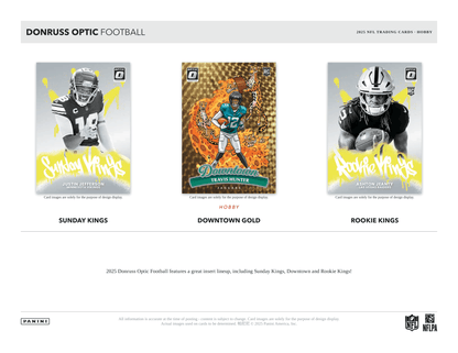 Panini - 2025 Donruss Optic American Football (NFL) - Hobby Box