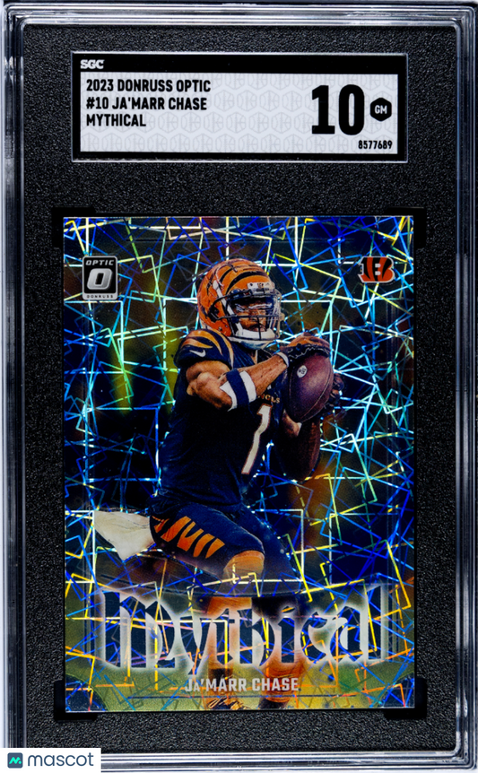 2023 Donruss Optic Ja'marr Chase #10 Mythical SGC 10