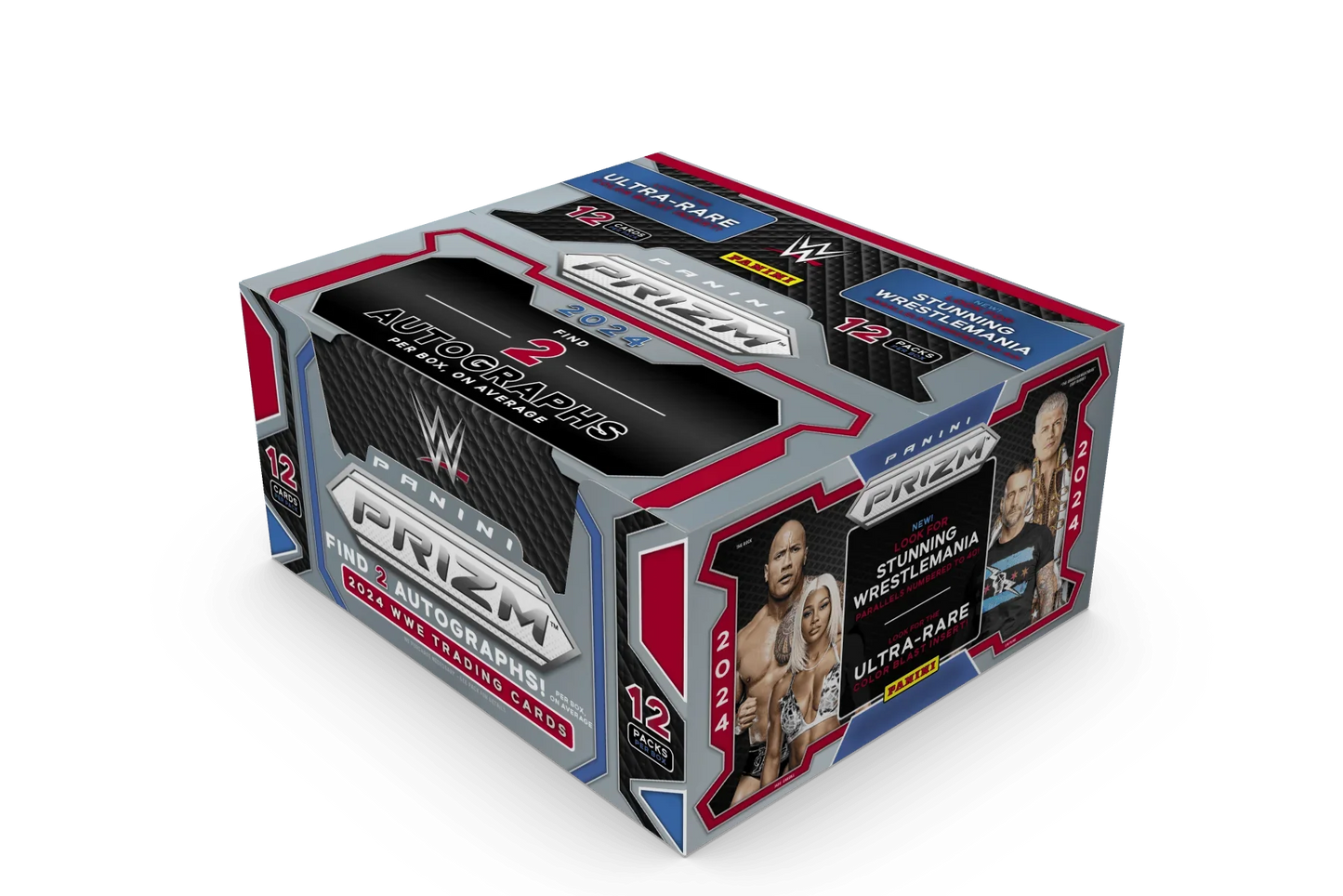 Panini - 2024 Prizm WWE Wrestling - Hobby Box (12 Packs)