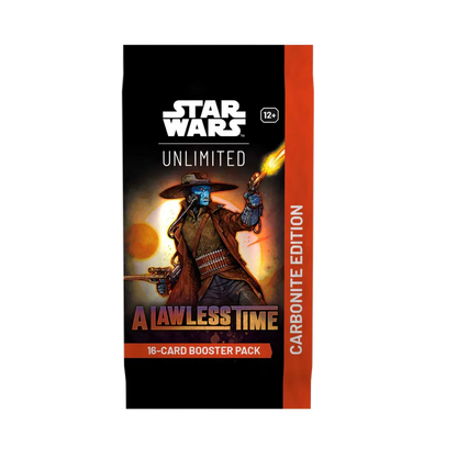 Star Wars: Unlimited - A Lawless Time - Carbonite Display Case (4x Carbonite Booster Boxes)