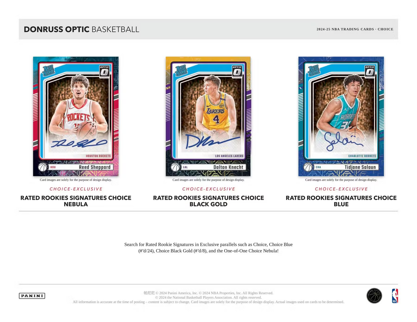 Panini - 2024/25 Donruss Optic Basketball (NBA) - Choice Box