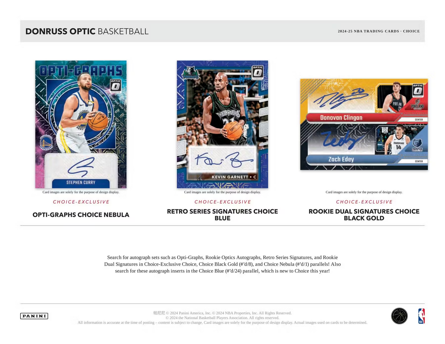 Panini - 2024/25 Donruss Optic Basketball (NBA) - Choice Box