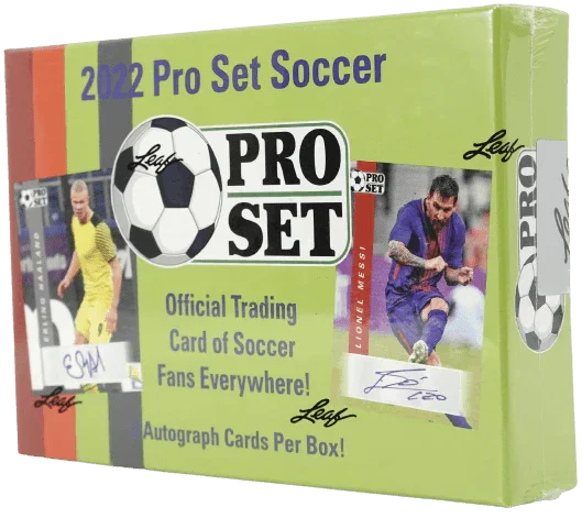 Leaf Trading Cards - 2022 Leaf Pro Set Football (Soccer) - Hobby Box