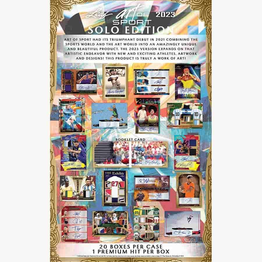 Leaf Trading Cards - 2023 Art Of Sport Solo Edition - Hobby Box