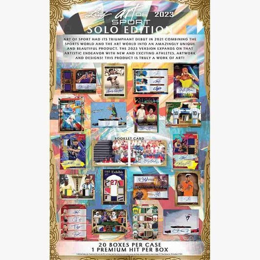 Leaf Trading Cards - 2023 Art Of Sport Solo Edition - Hobby Box