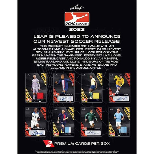 Leaf Trading Cards - 2023 Leaf GOAL!! Football (Soccer) - Hobby Box