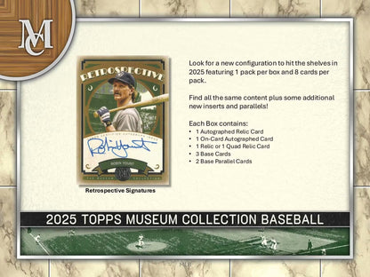 2025 Topps Museum Collection Baseball Hobby Box