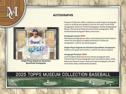 2025 Topps Museum Collection Baseball Hobby Box