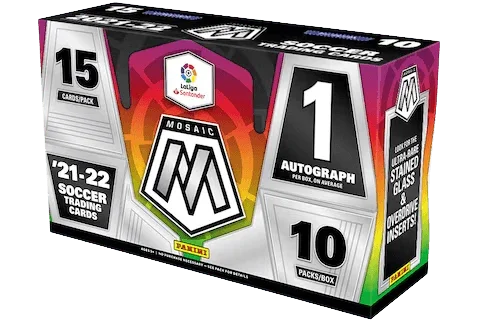 Panini - 2021/22 Mosaic LaLiga Football (Soccer) - Hobby Box (10 Packs)