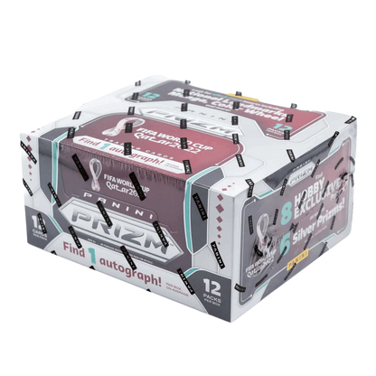 Panini - 2022 FIFA World Cup Prizm Football (Soccer) - Hobby Box (12 Packs)