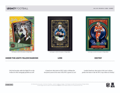 Panini - 2022 Legacy American Football (NFL) - Hobby Box