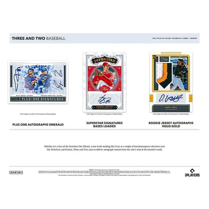 Panini - 2022 Three and Two Baseball (MLB) - Hobby Box