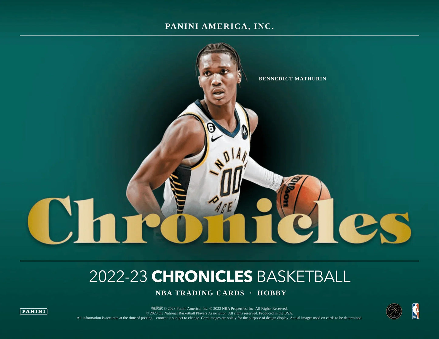 Panini - 2022/23 Chronicles Basketball (NBA) - Hobby Box