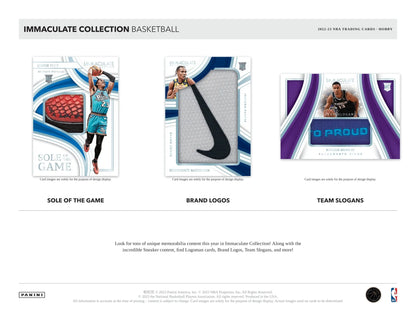 Panini - 2022/23 Immaculate Collection Basketball (NBA) - Hobby Box