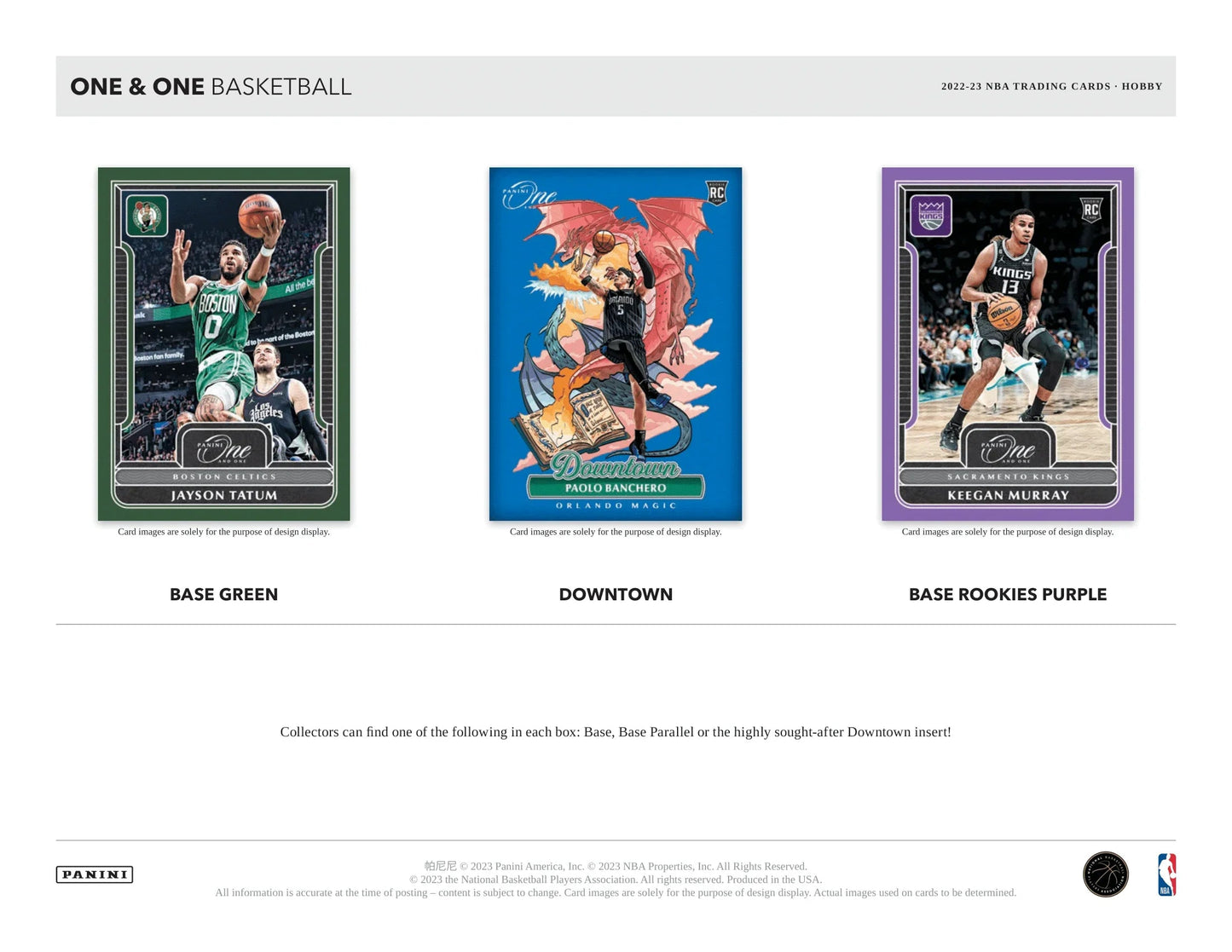 Panini - 2022/23 One and One Basketball (NBA) - Hobby Box