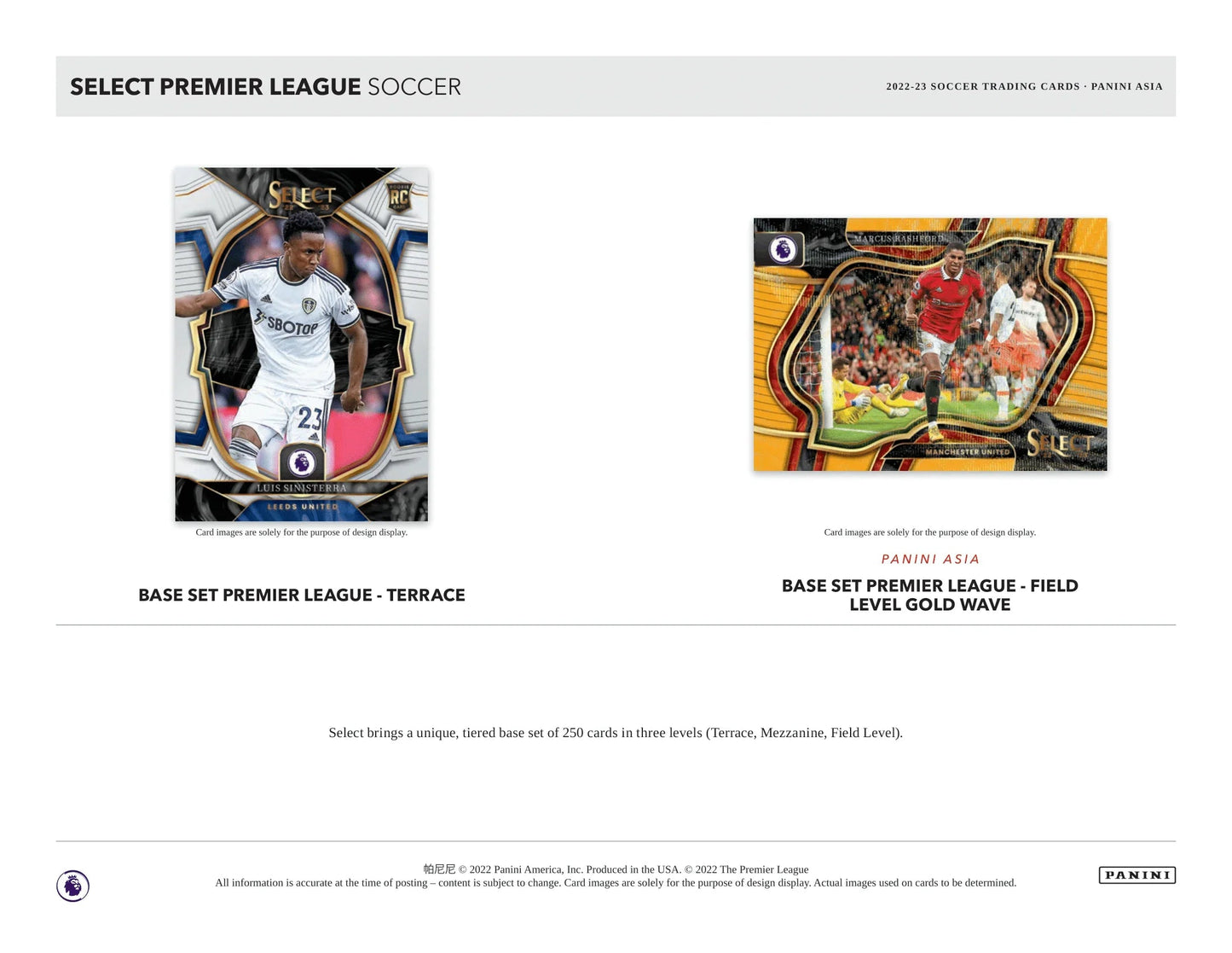 Panini - 2022/23 Select English Premier League Football (Soccer) - Tmall Hobby Box