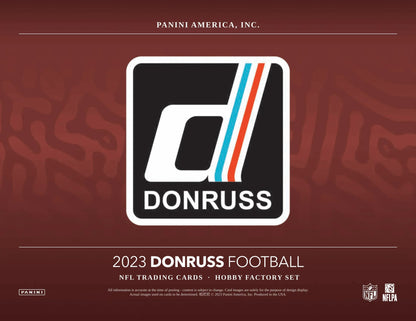 Panini - 2023 Donruss American Football (NFL) - Factory Set Hobby Box