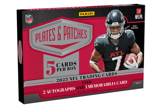 Panini - 2023 Plates & Patches American Football (NFL) - Hobby Box