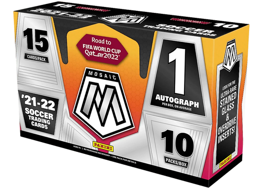 Panini - Mosaic Road to FIFA World Cup 2022 Football (Soccer) - Hobby Box (10 Packs)