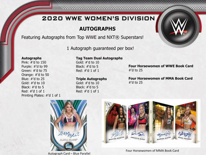 Topps - 2020 Women's Division WWE Wrestling - Hobby Box