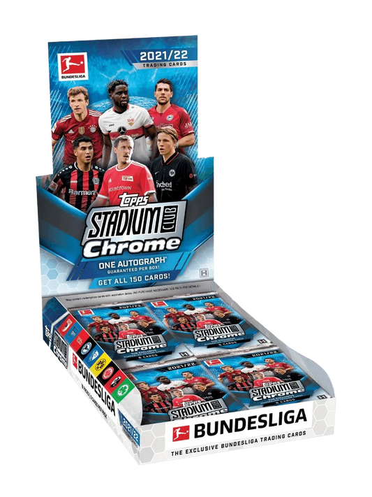 Topps - 2021/22 Bundesliga Stadium Club Chrome Football (Soccer) - Hobby Box