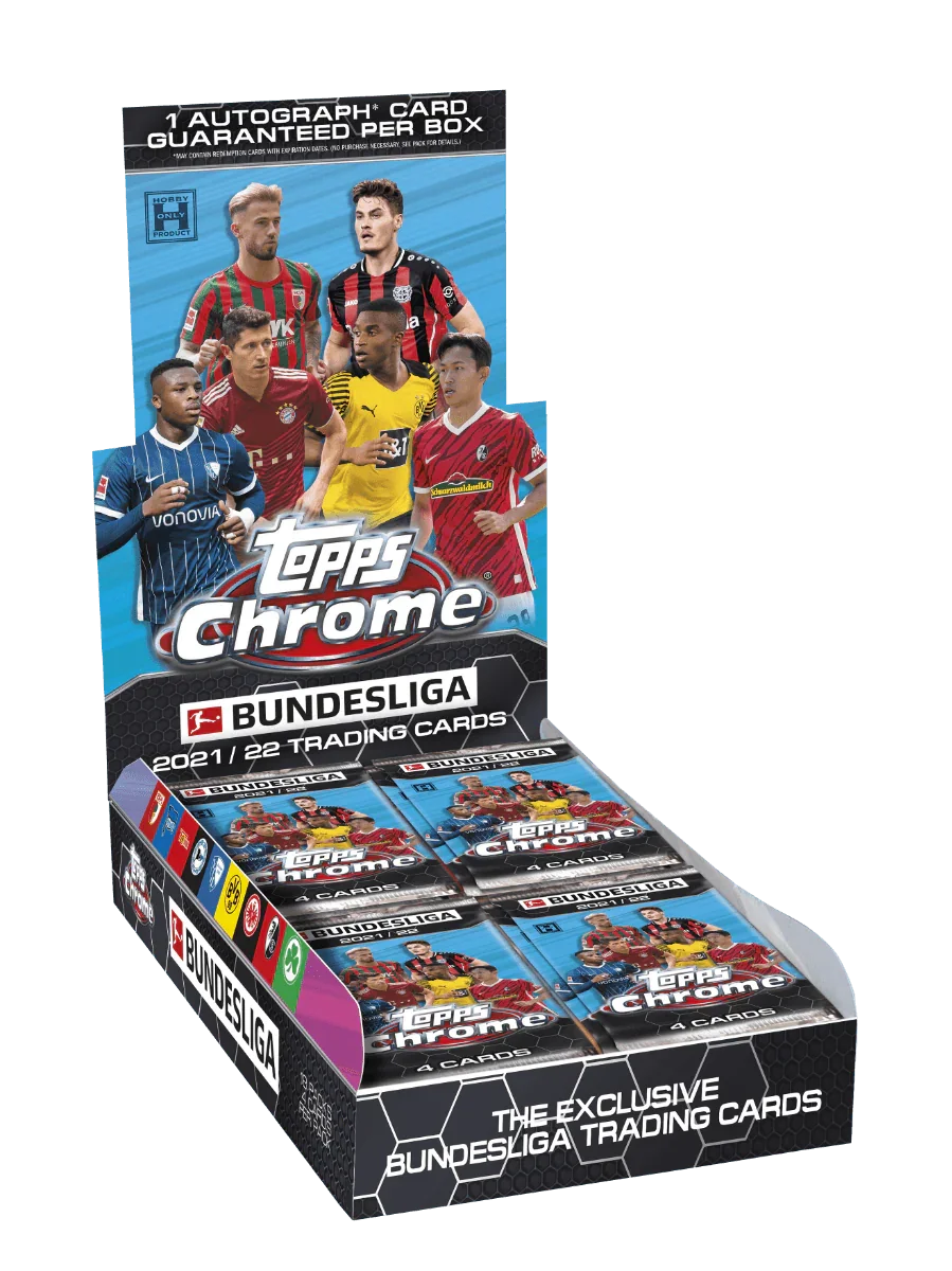 Topps - 2021/22 Chrome Bundesliga Football (Soccer) - Hobby Box