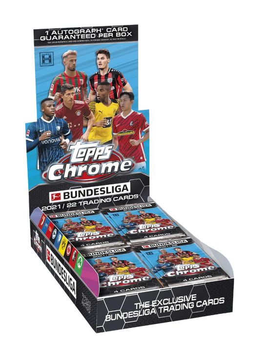 Topps - 2021/22 Chrome Bundesliga Football (Soccer) - Hobby Box