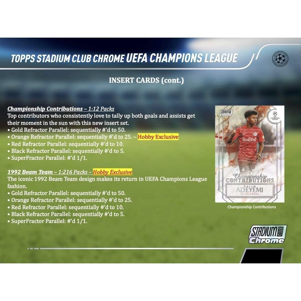 Topps - 2021/22 UEFA Champions League Stadium Club Chrome - Hobby Box