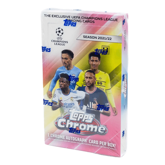 Topps - 2021/22 UEFA Chrome Football (Soccer) - Hobby Box