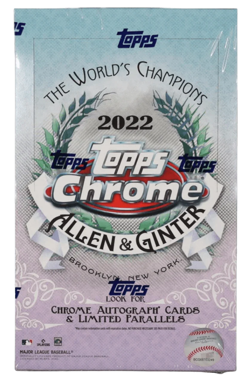 Topps - 2022 Allen & Ginter Chrome Baseball (MLB) - Hobby Box