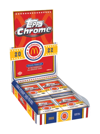 Topps - 2022 Chrome McDonald's All American Basketball (NBA) - Hobby Box